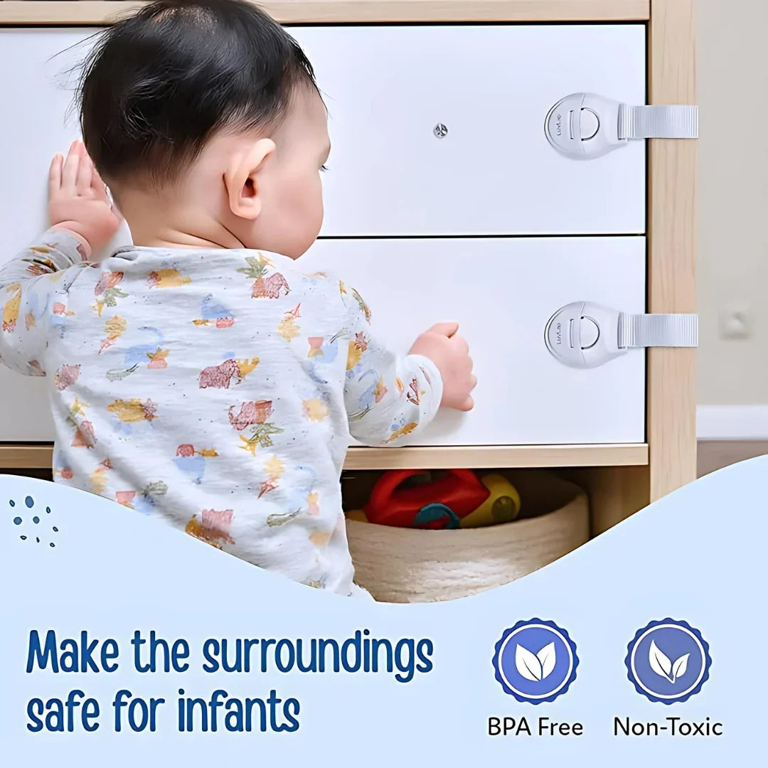 10 Pcs Child Safety Strap Locks