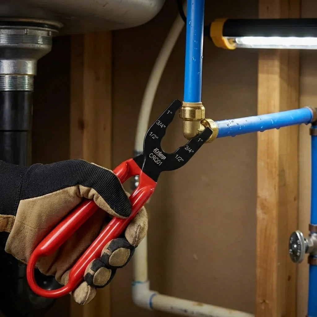 3 Size Push-to-connect Clamp Tong Tool