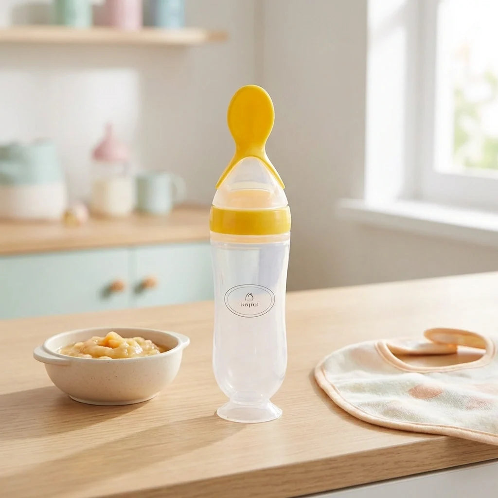 Premium Baby Food Squeeze Feeder Spoon