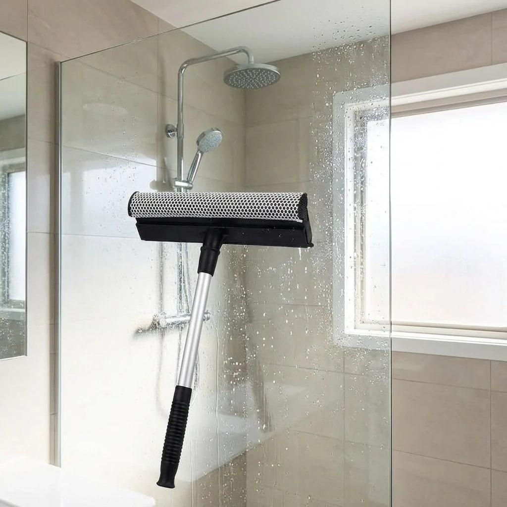 2 in 1 Squeegee and Sponge Cleaning Tool