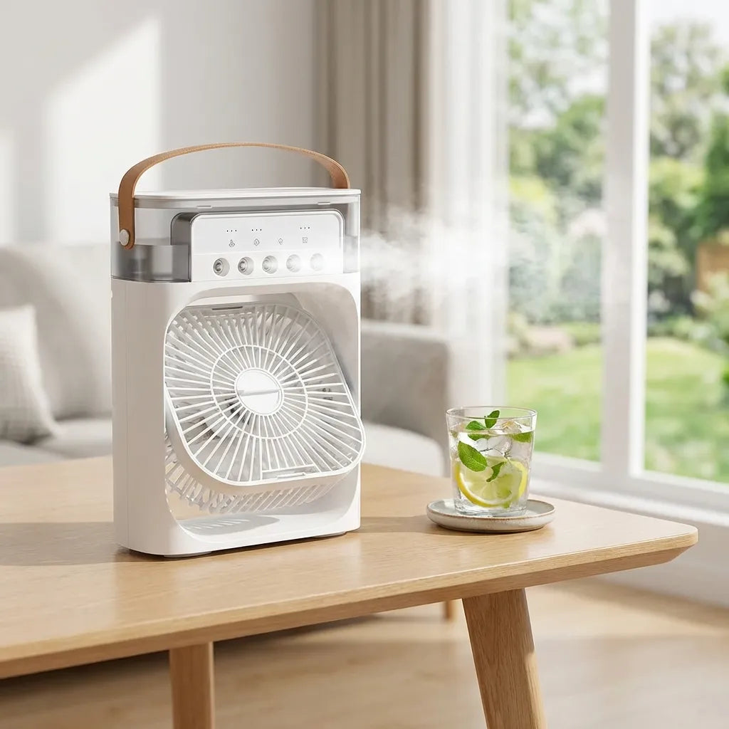 Multifunction Water Spray Mist Fan