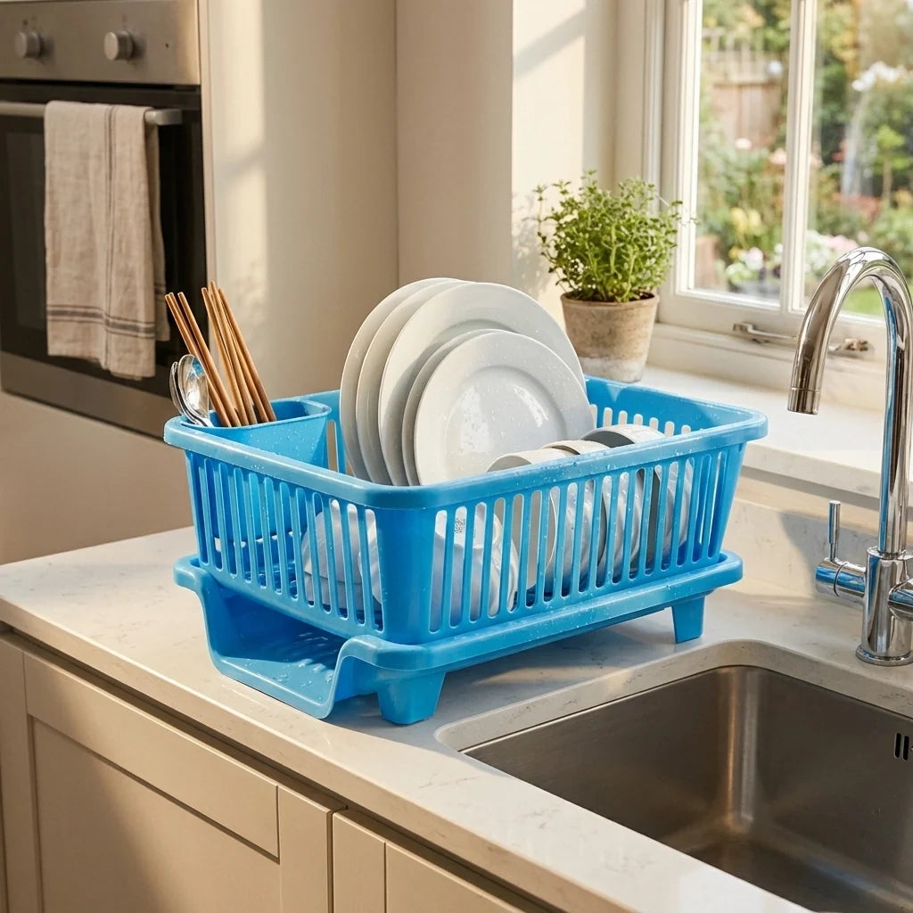3 in 1 Kitchen Dish Drainer