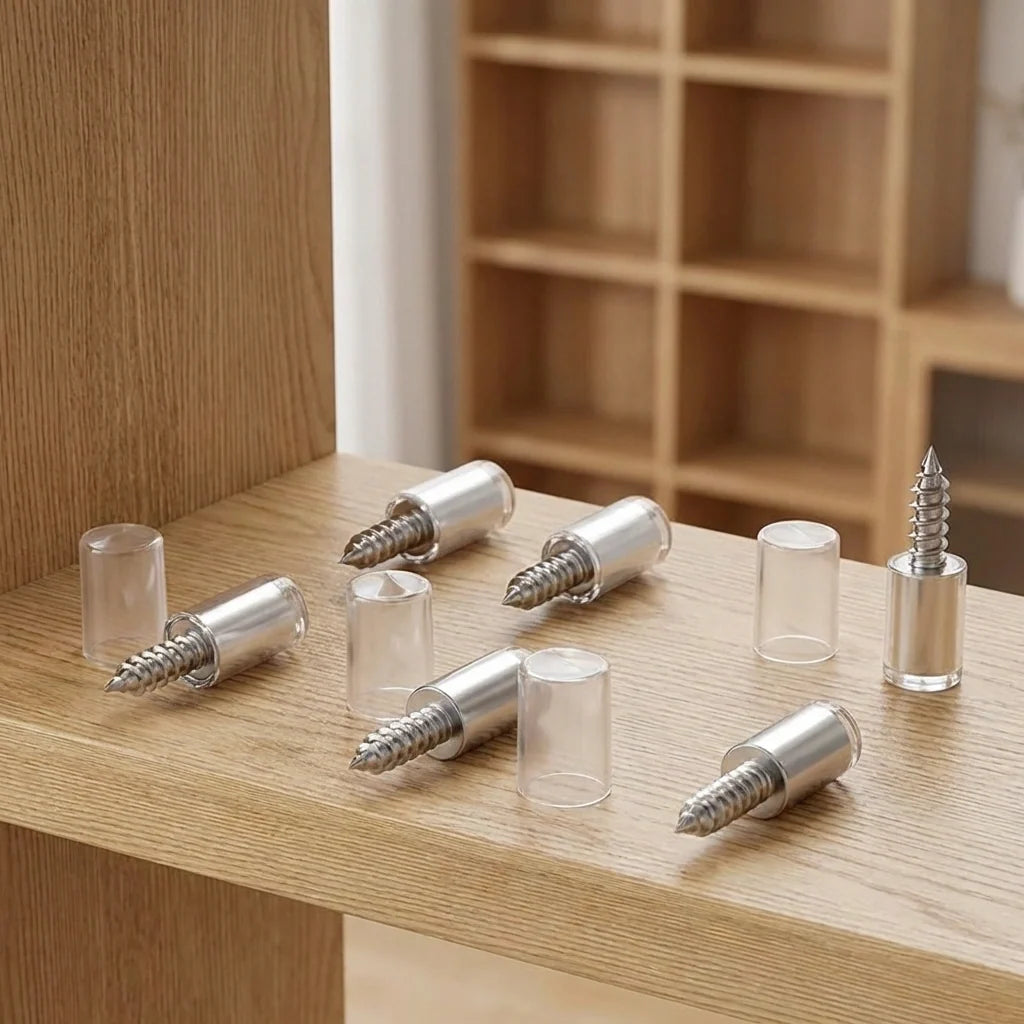 Metal Shelf Support Pegs Set