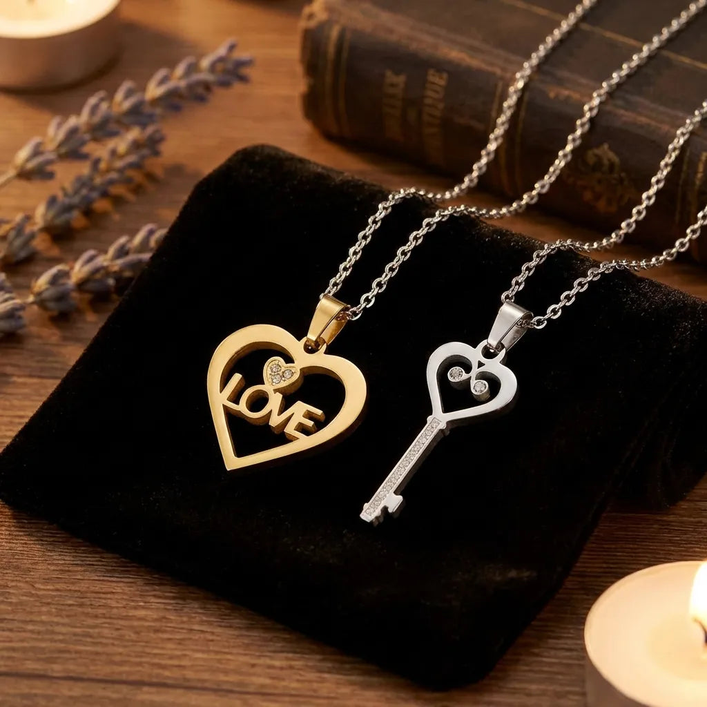 2 Piece Joining Couple Pendants