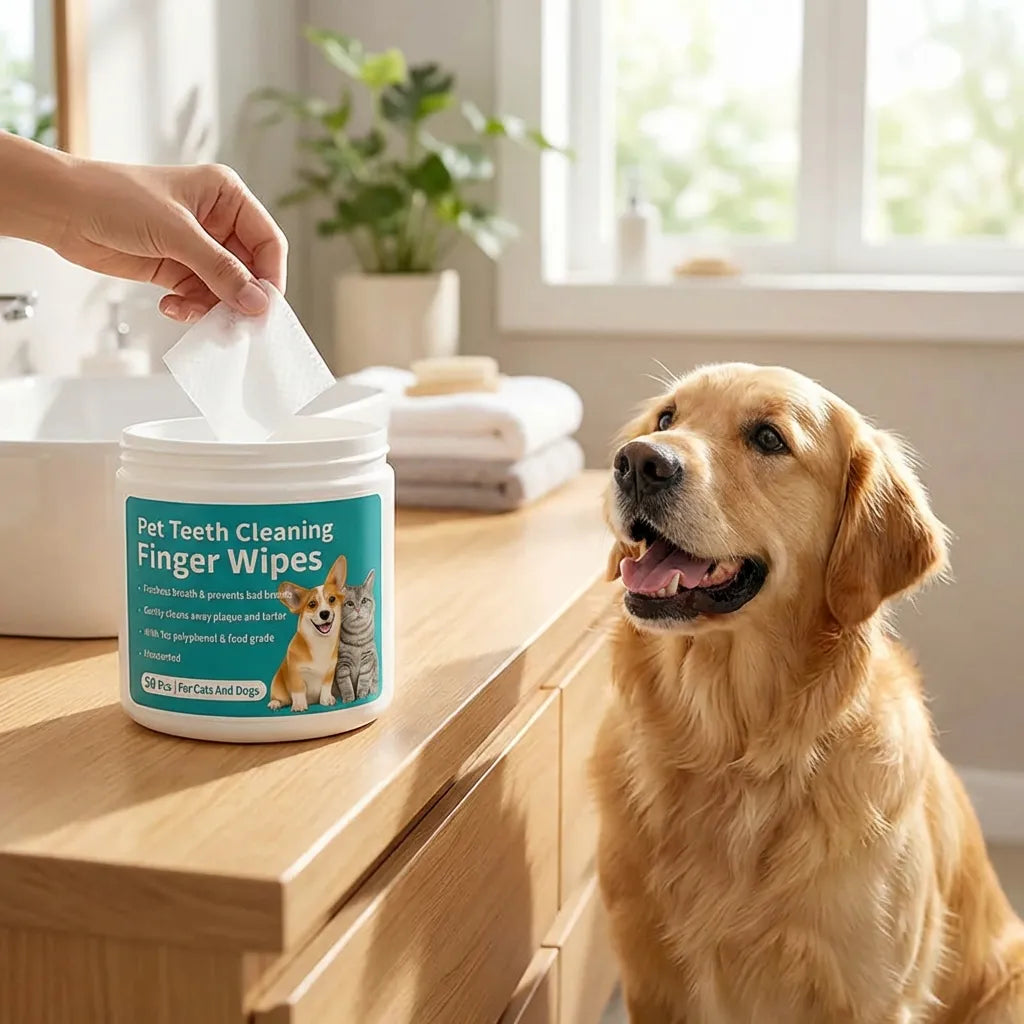 Pet Teeth Cleaning Wipes