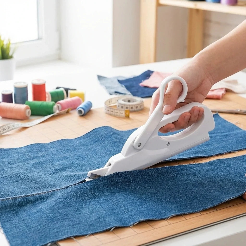 Electric Scissors Shears Fabric Sewing Cutting Machine