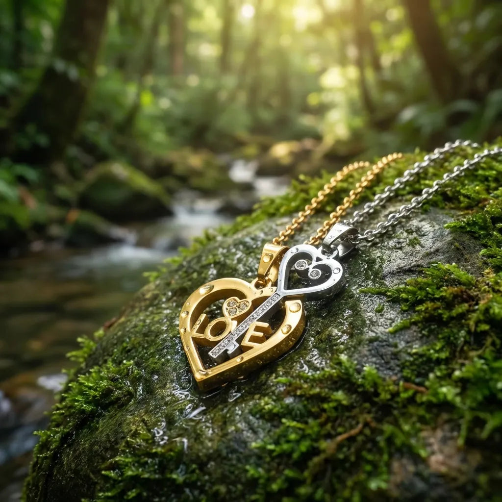 2 Piece Joining Couple Pendants