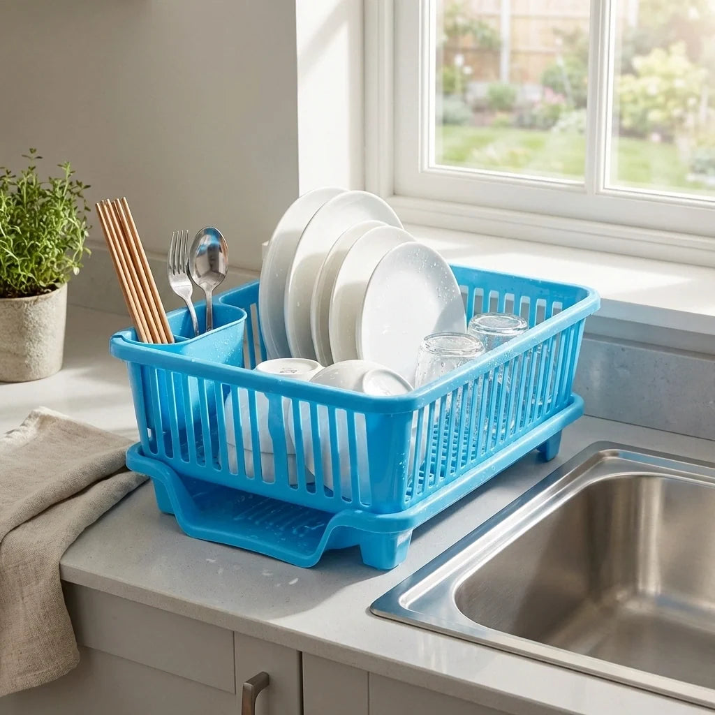 3 in 1 Kitchen Dish Drainer