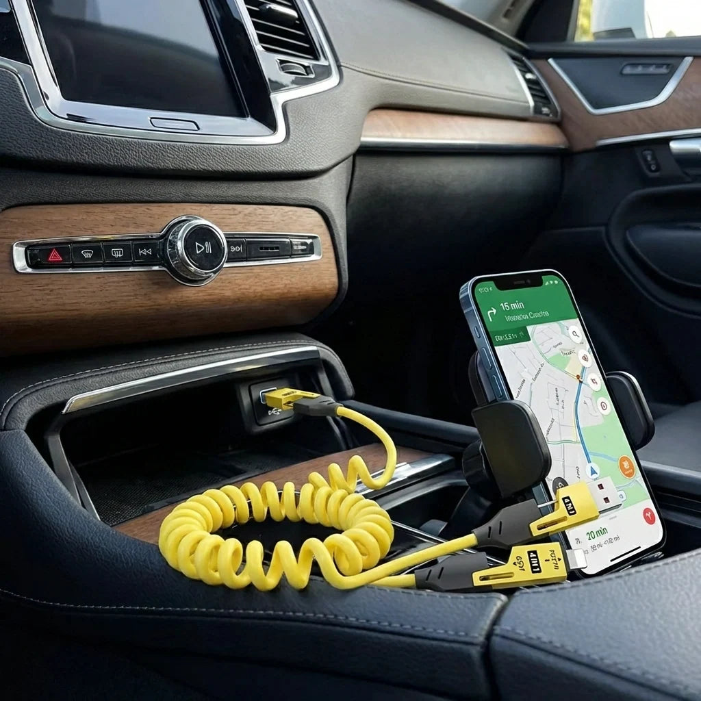 4 in 1 Spring Data Cable