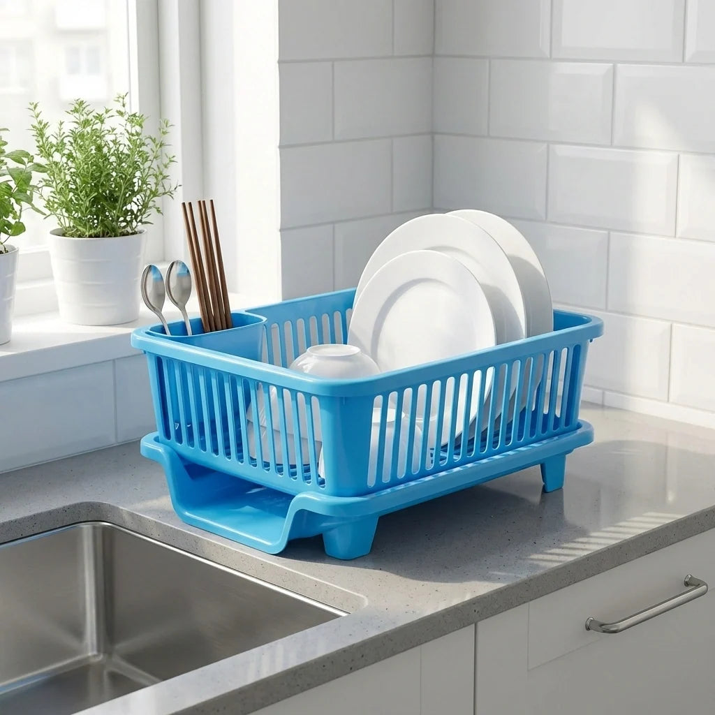 3 in 1 Kitchen Dish Drainer