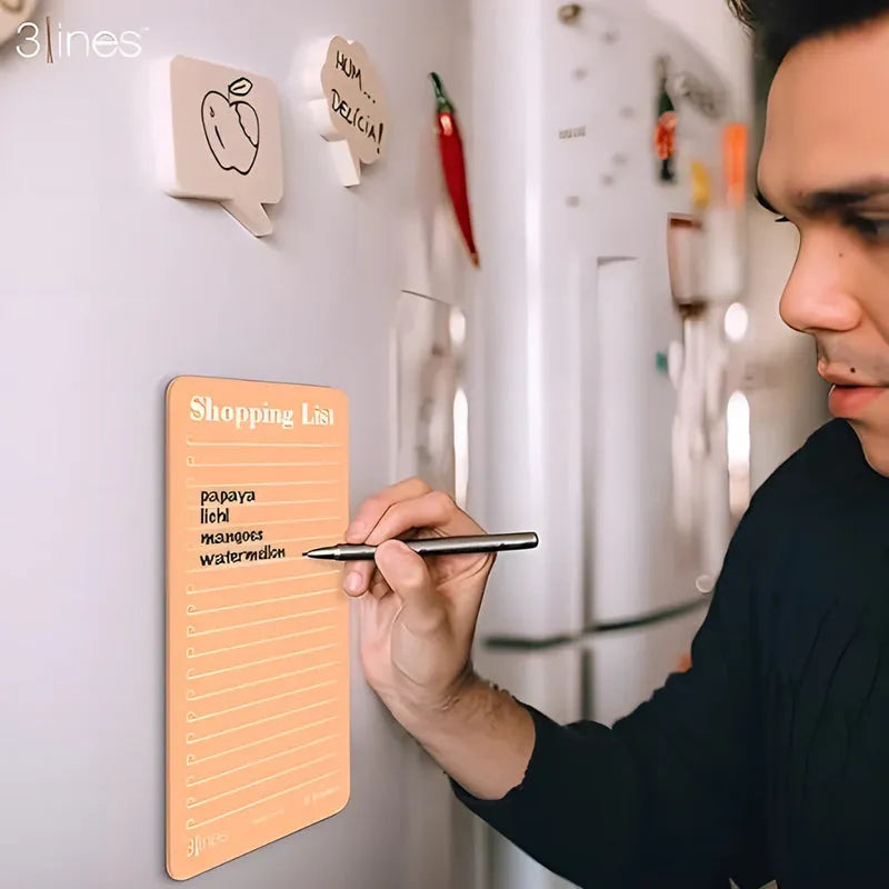 Grocery Shopping List Fridge Magnet