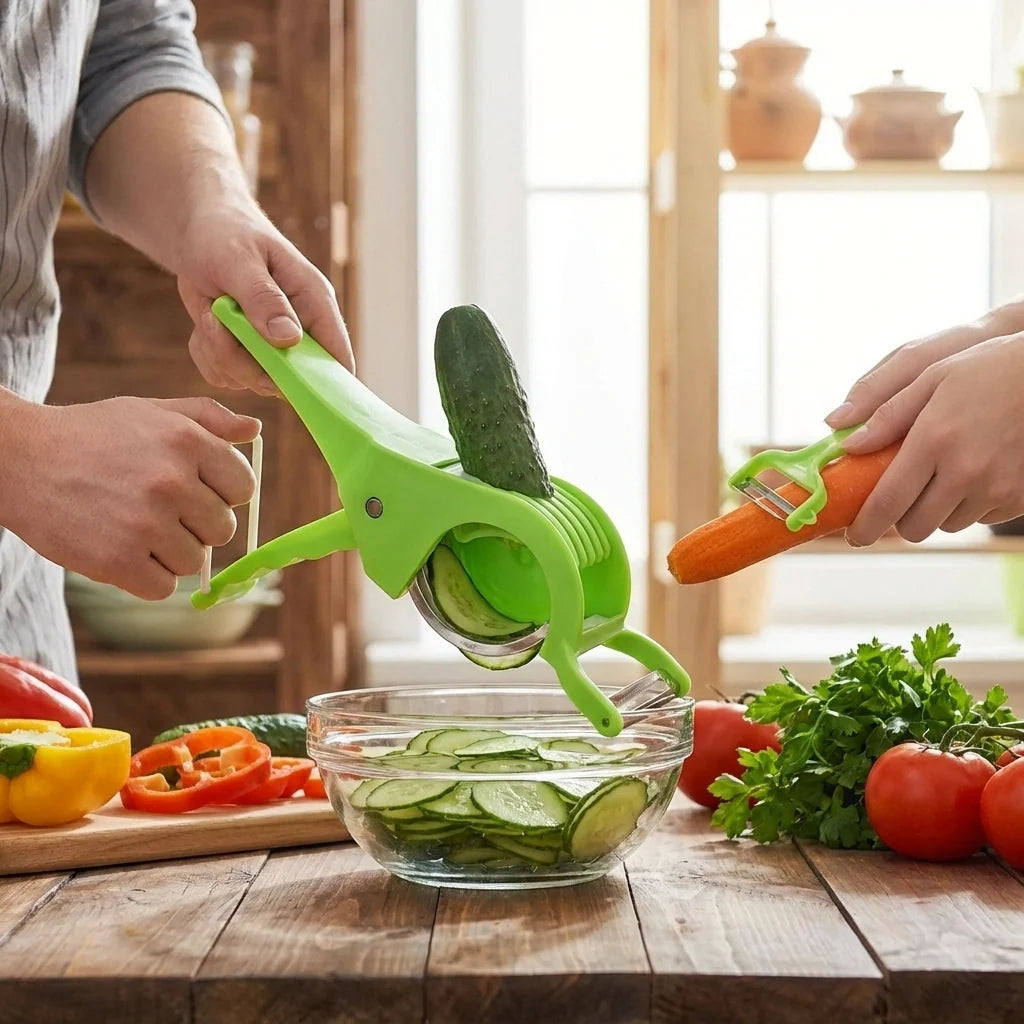 5-Blade Veggie Cutter Peeler
