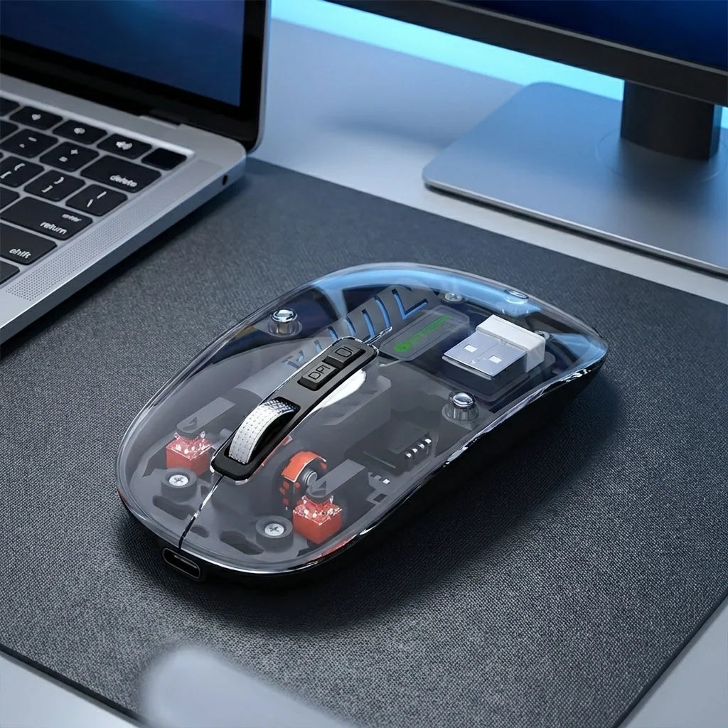 Rechargeable Transparent Mouse