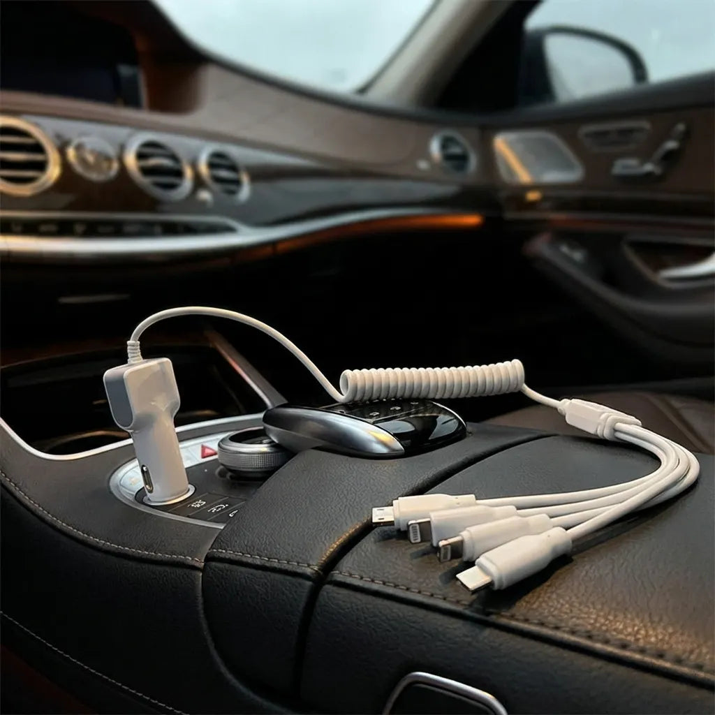 4 in 1 Multi Pin Car Charging Cable