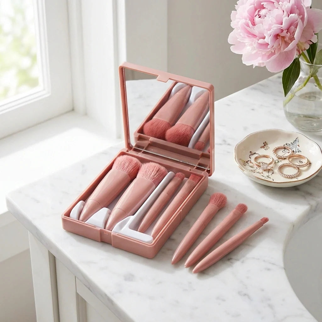 5-in-1 Makeup Brush Kit