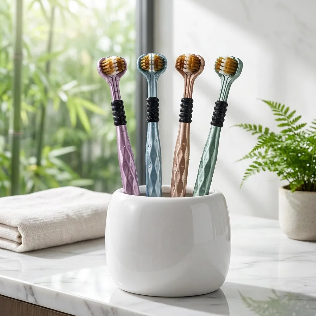 360° Triple-Sided Brush