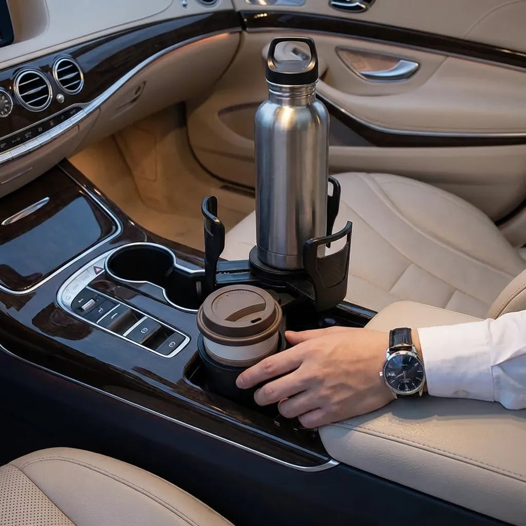 2 in 1 Multifunctional Car Drink Cup Holder Organizer