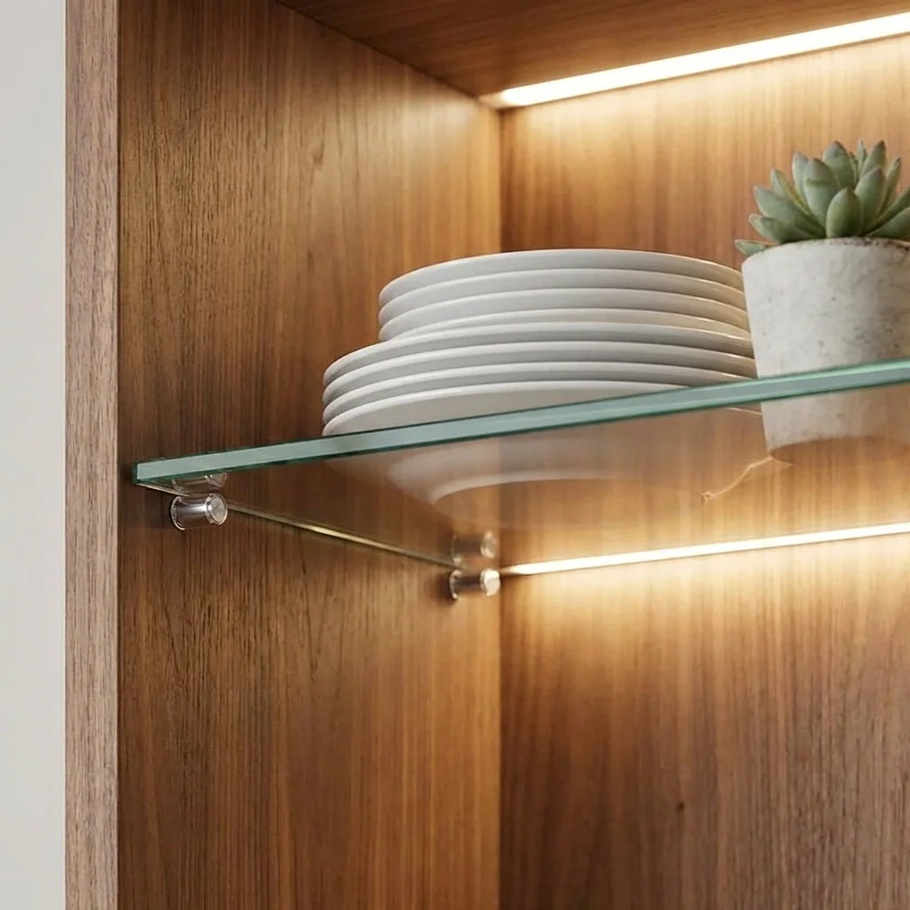 Metal Shelf Support Pegs Set
