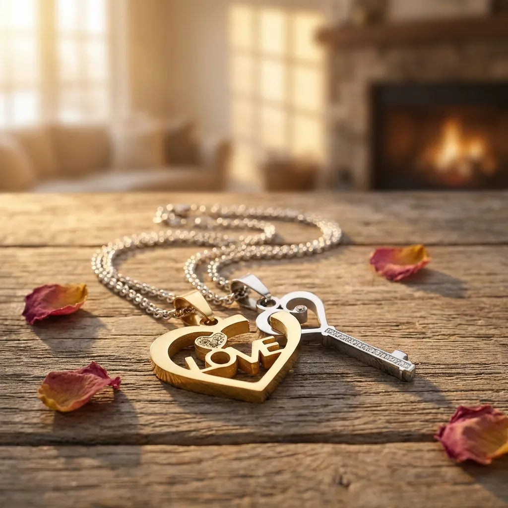 2 Piece Joining Couple Pendants