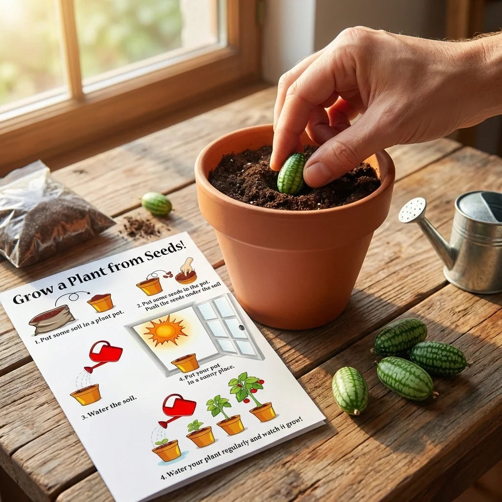 Mini Thumb Size Watermelon Seeds