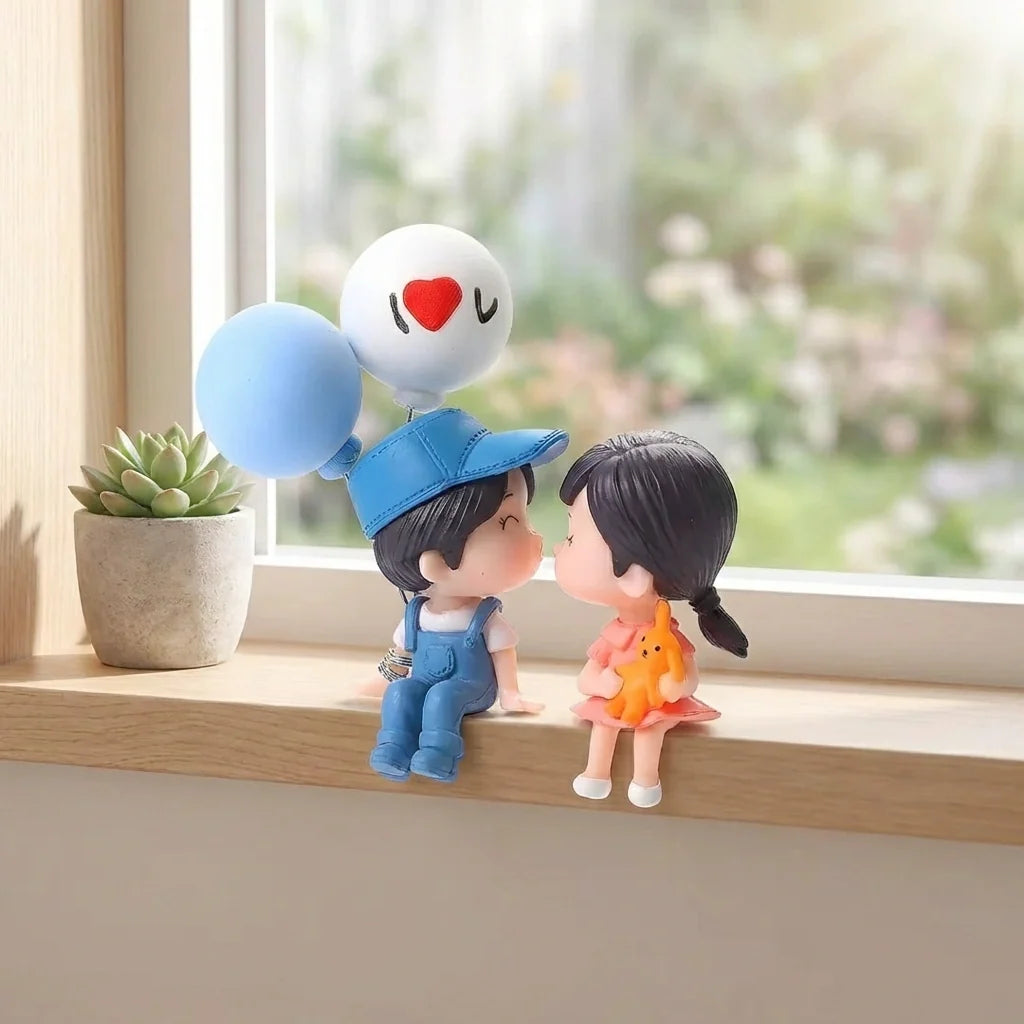 Couple Car Decoration Cute Cartoon Couples
