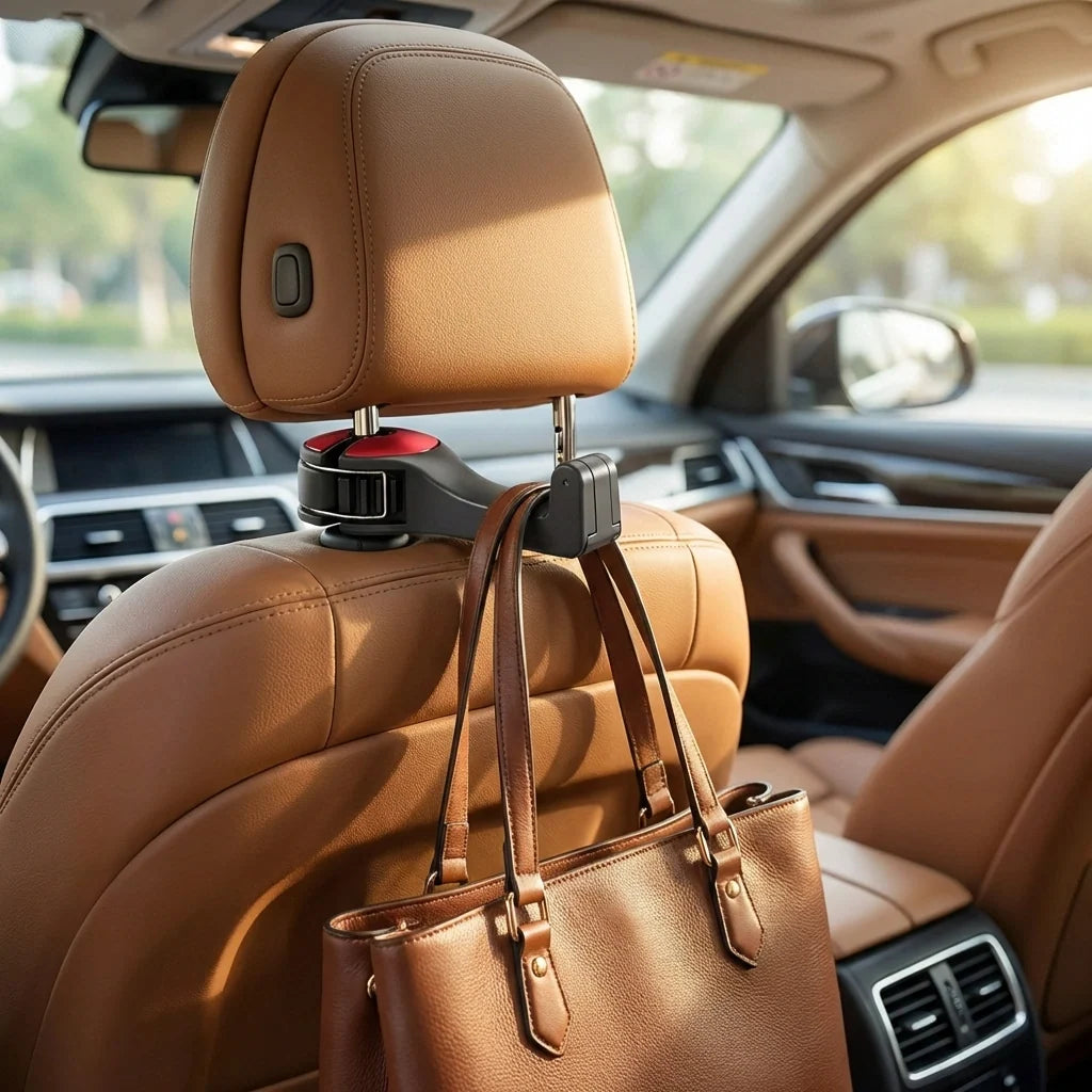 2-in-1 Car Hook Holder