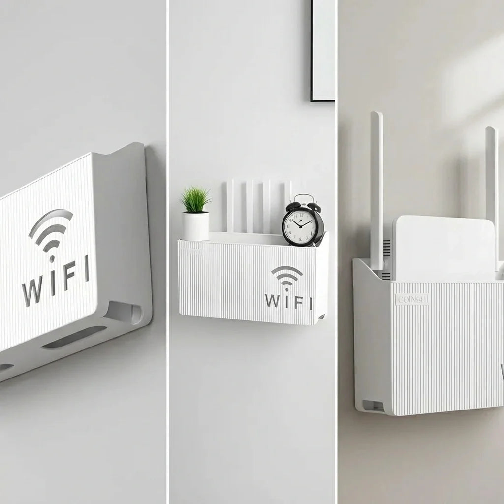 Wall Mounted Router Storage Box