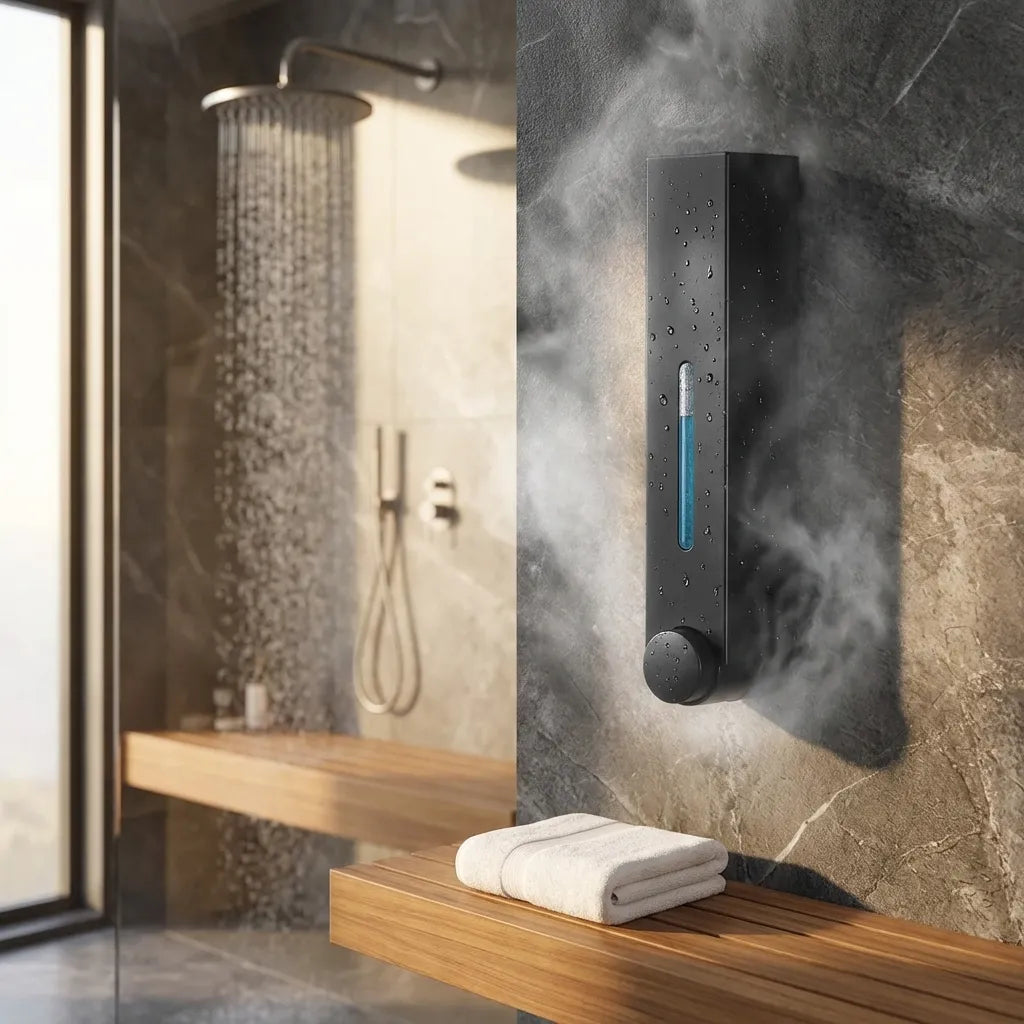 Wall Mounted Manual Push-Button Liquid Soap Dispenser