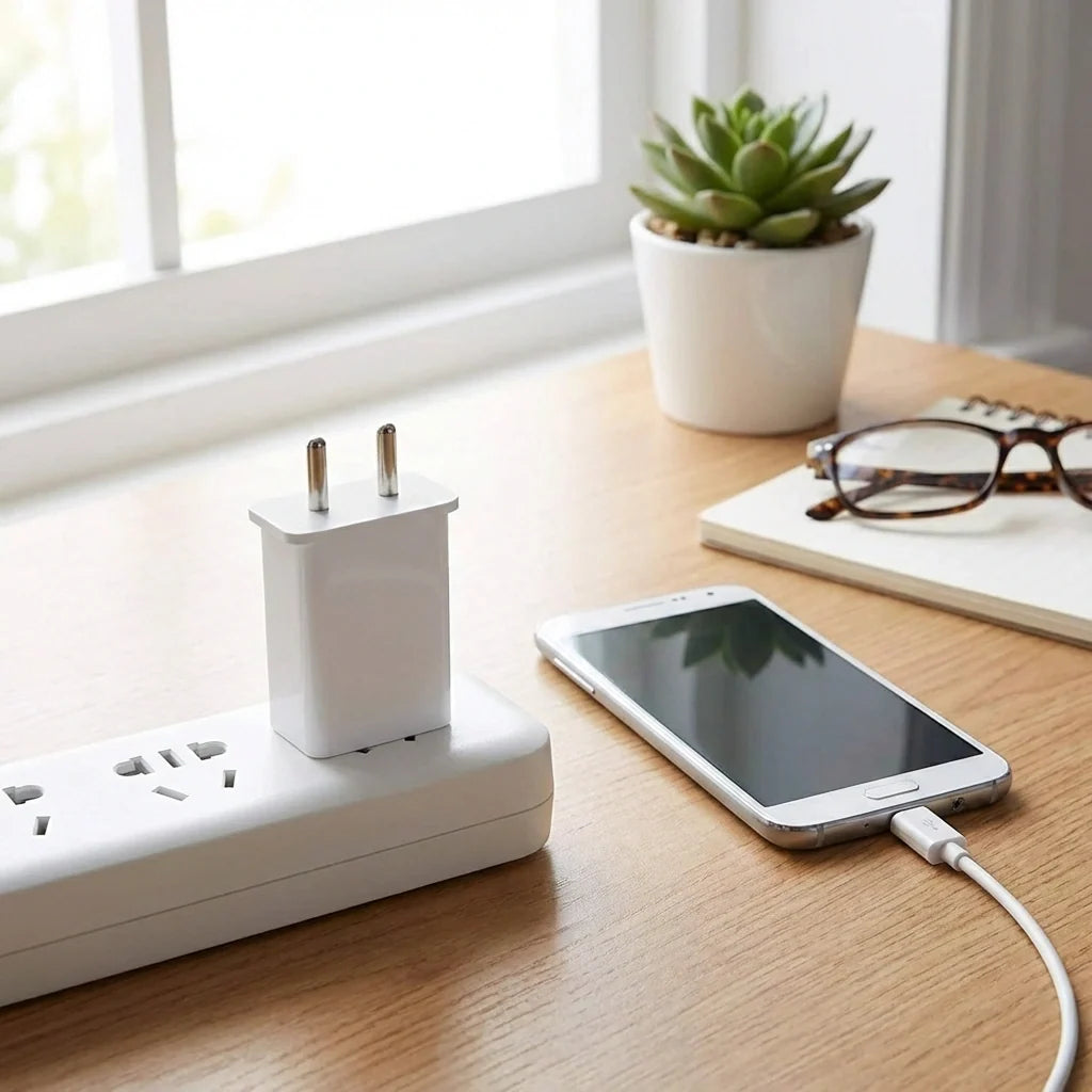 Charger Adaptor With Data Cable For Android