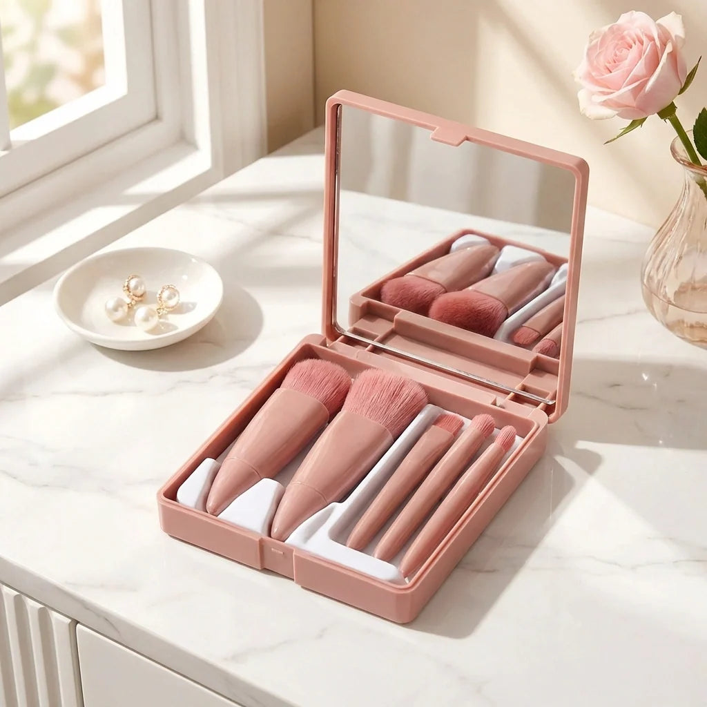5-in-1 Makeup Brush Kit