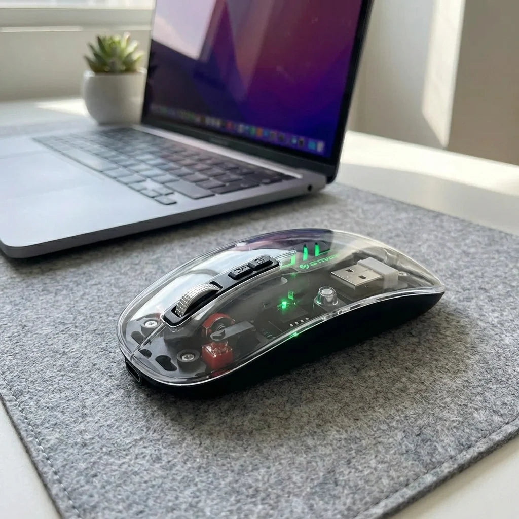 Rechargeable Transparent Mouse