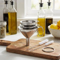 3 Pcs Funnel with Brush Set