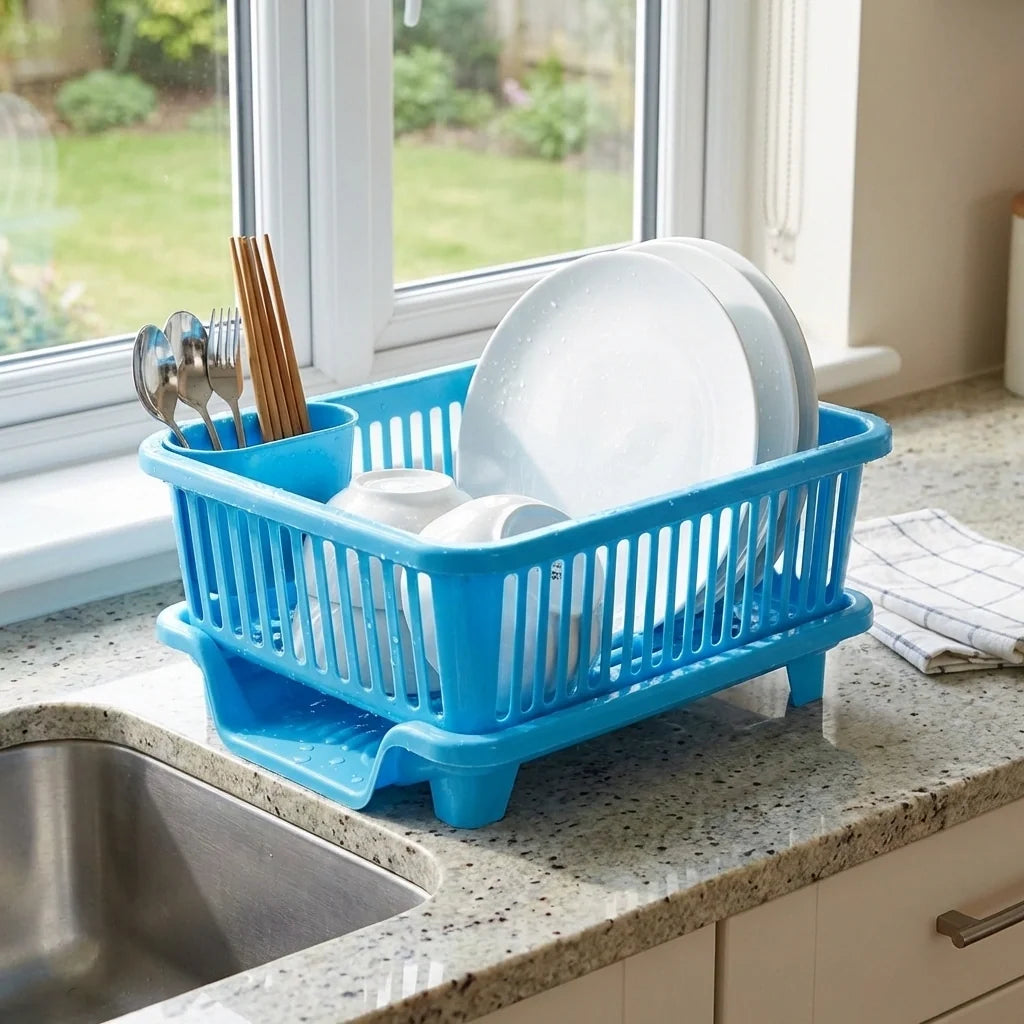 3 in 1 Kitchen Dish Drainer