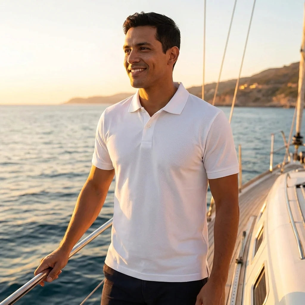 Matte Elegance Polo Tee