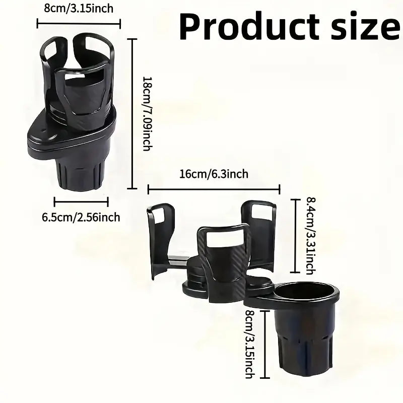 2 in 1 Multifunctional Car Drink Cup Holder Organizer