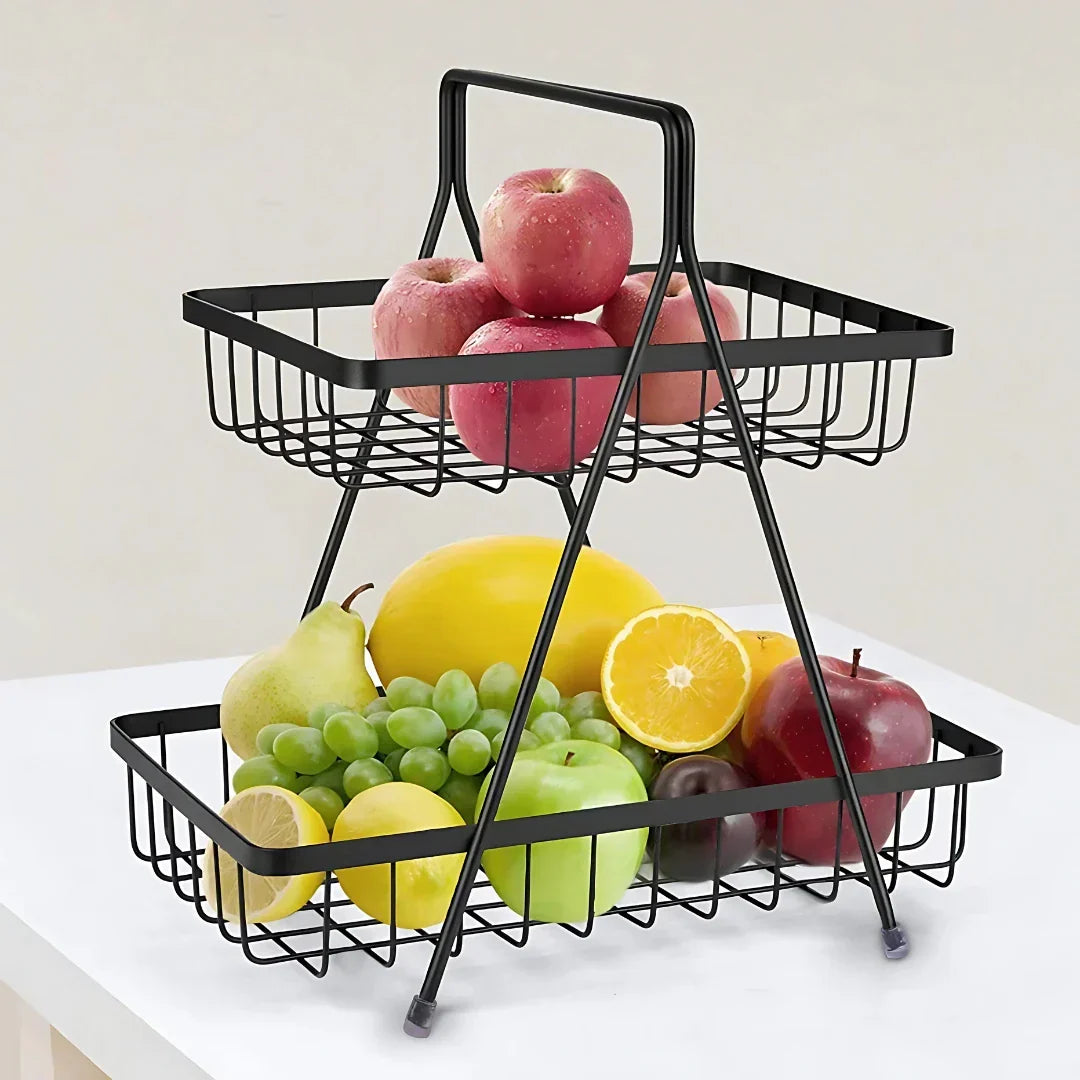 2 Tier Fruit and Vegetable Basket