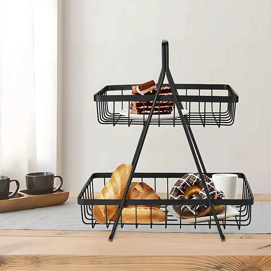 2 Tier Fruit and Vegetable Basket