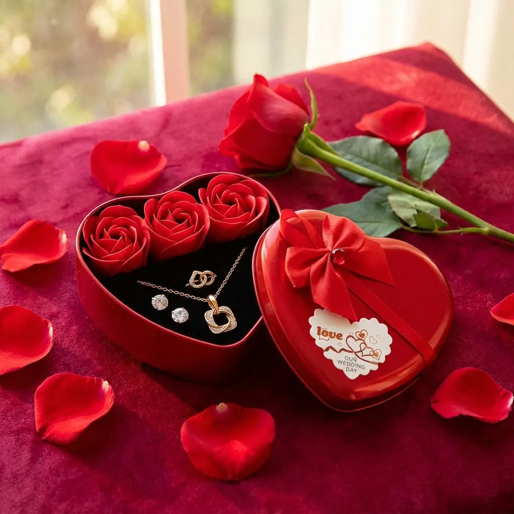 Floweraura Sparkling Love Adornments Jewelry