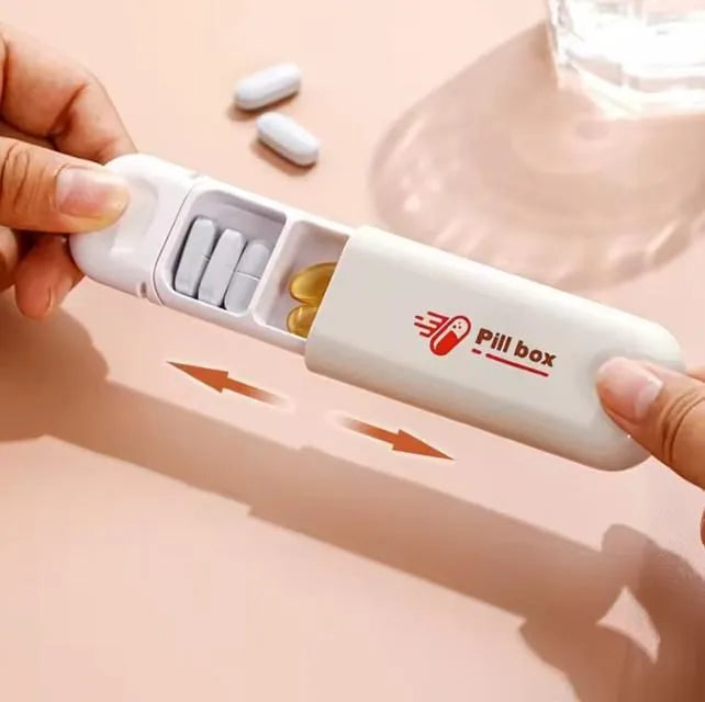 3-Compartment Pill Storage Box