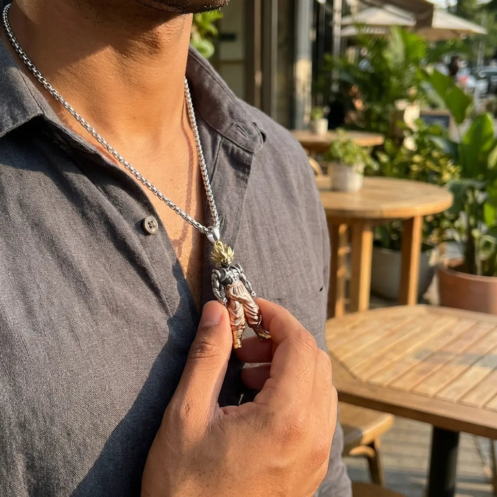 Goku Inspired Pendant Chain