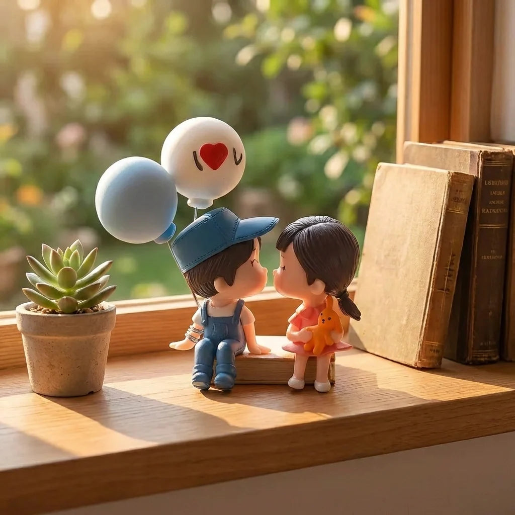 Couple Car Decoration Cute Cartoon Couples