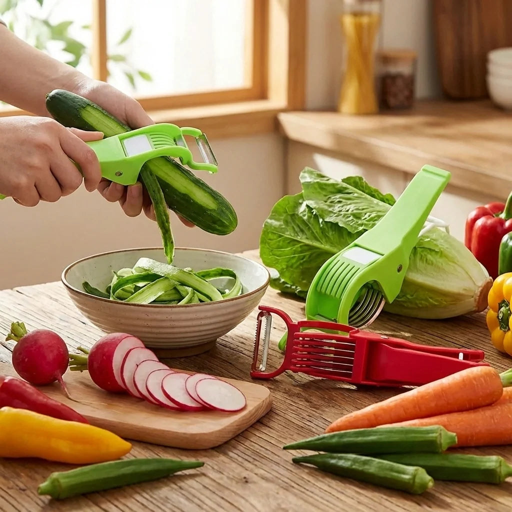 5-Blade Veggie Cutter Peeler