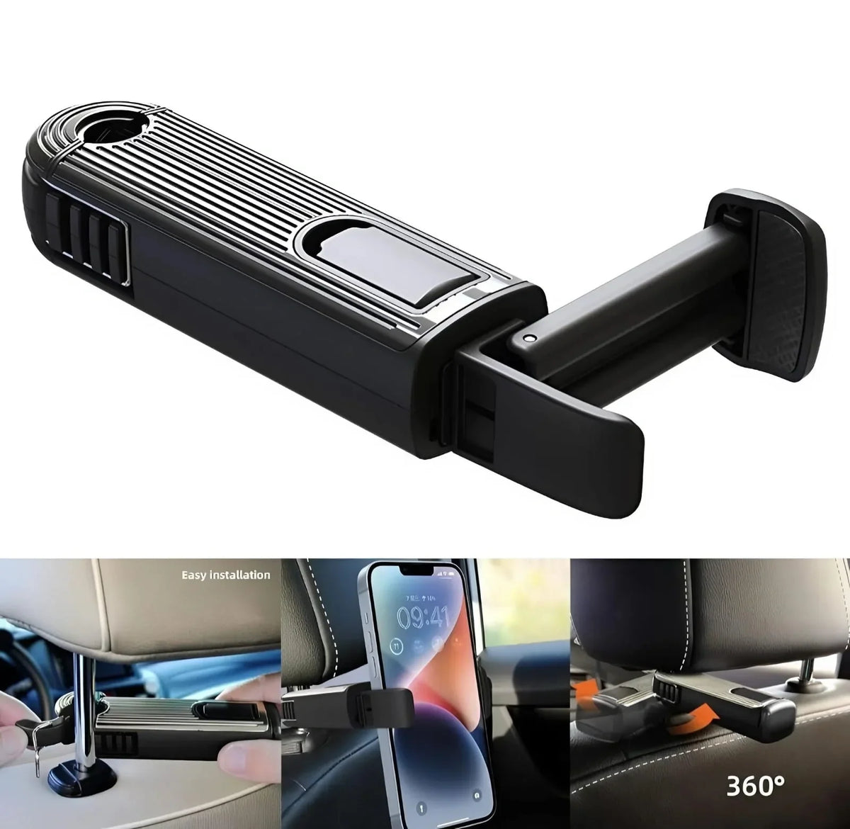 360° Car Organizer Hook