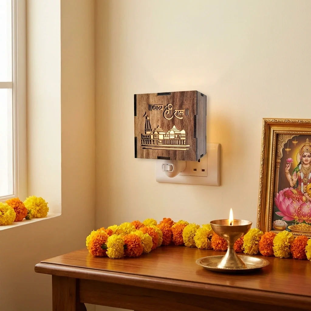 3-in-1 Ayodhya Ram Mandir Aroma Burner & Night lamp