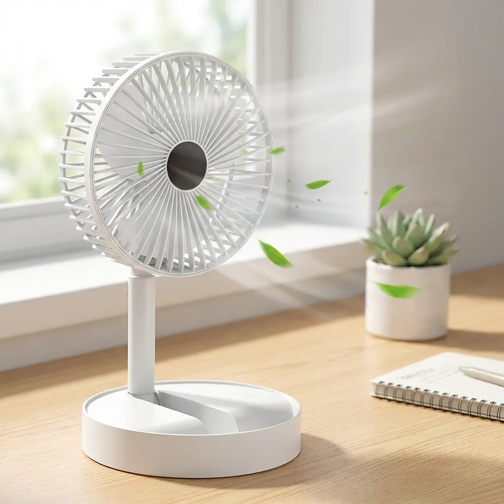 Powerful Rechargeable High Speed Table Desk Fan