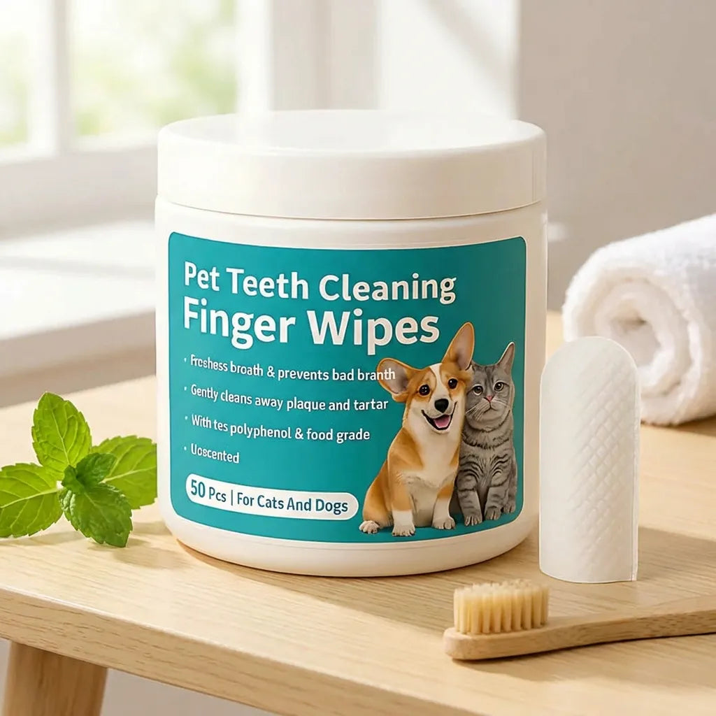 Pet Teeth Cleaning Wipes