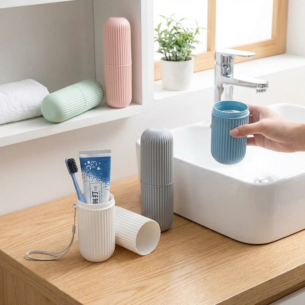 Multipurpose Capsule Bottle Shape Portable Storage Organizer