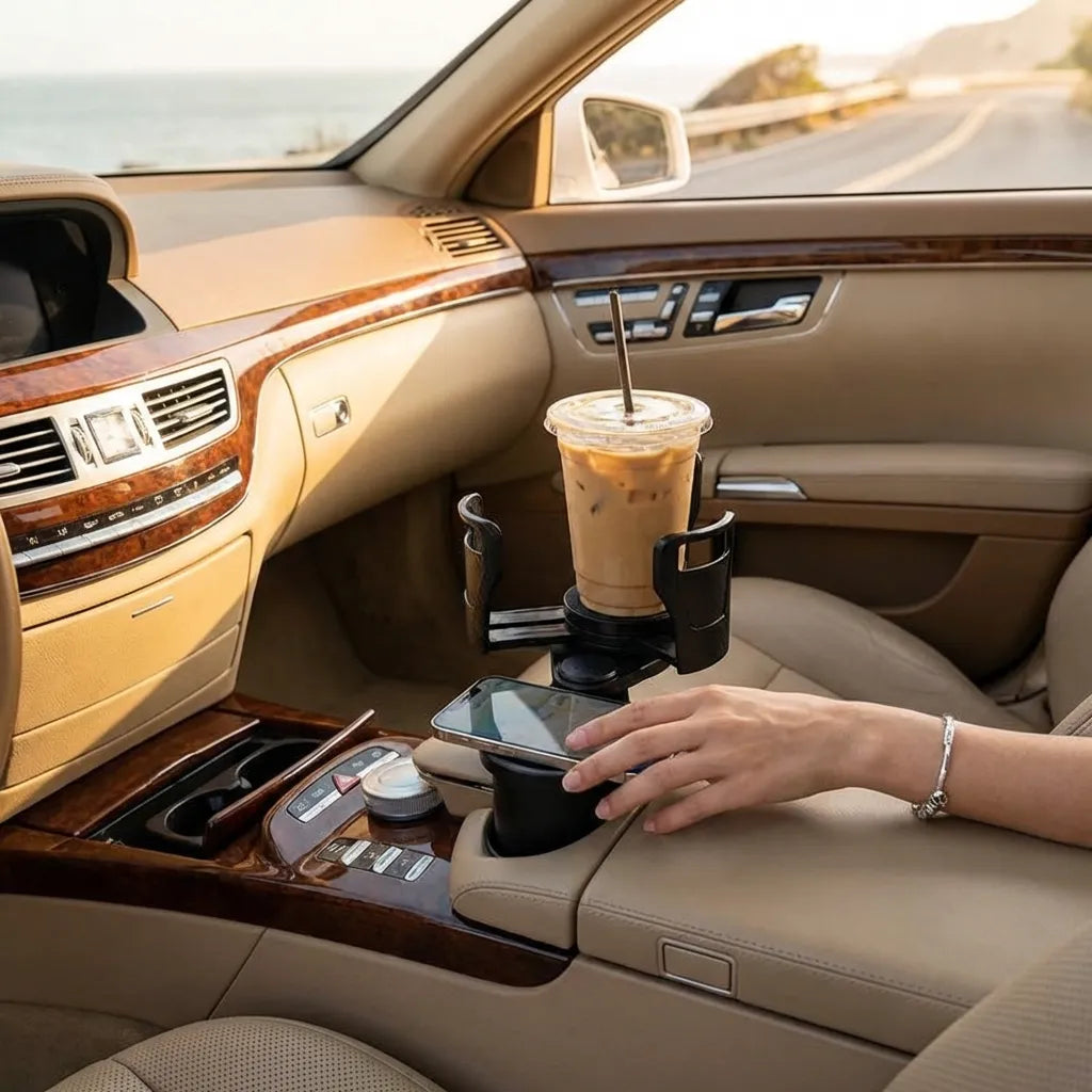 2 in 1 Multifunctional Car Drink Cup Holder Organizer