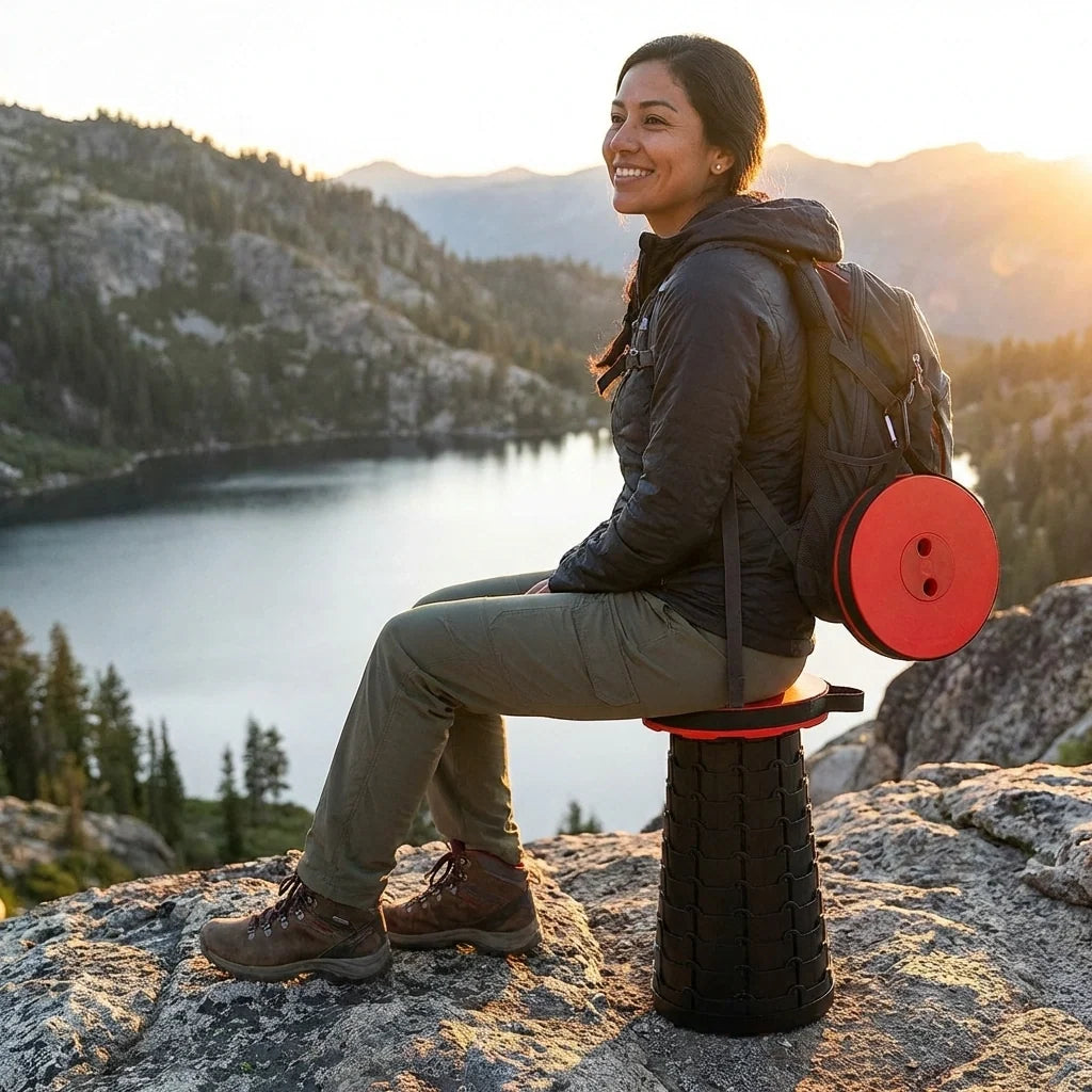 Leo Upgraded Folding Stool Lightweight