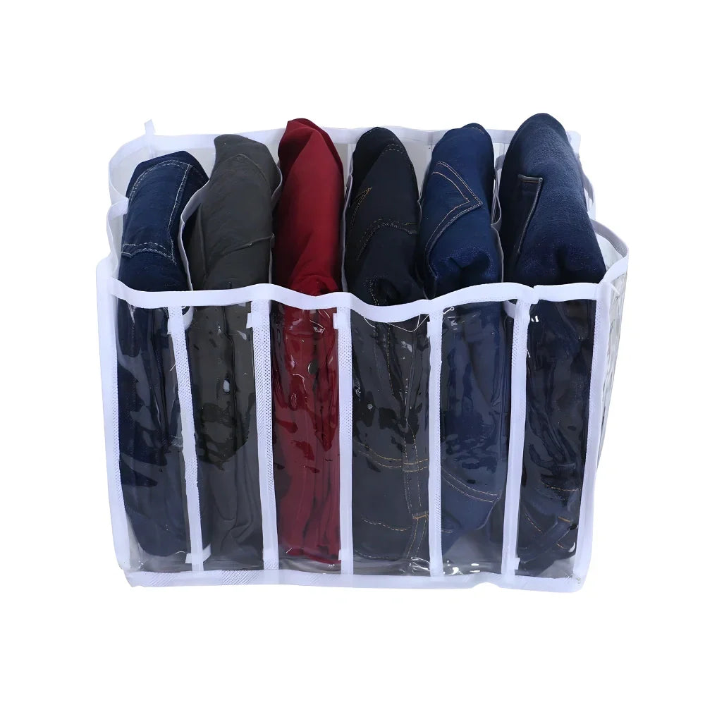 6-Section Foldable Clothes Organizer